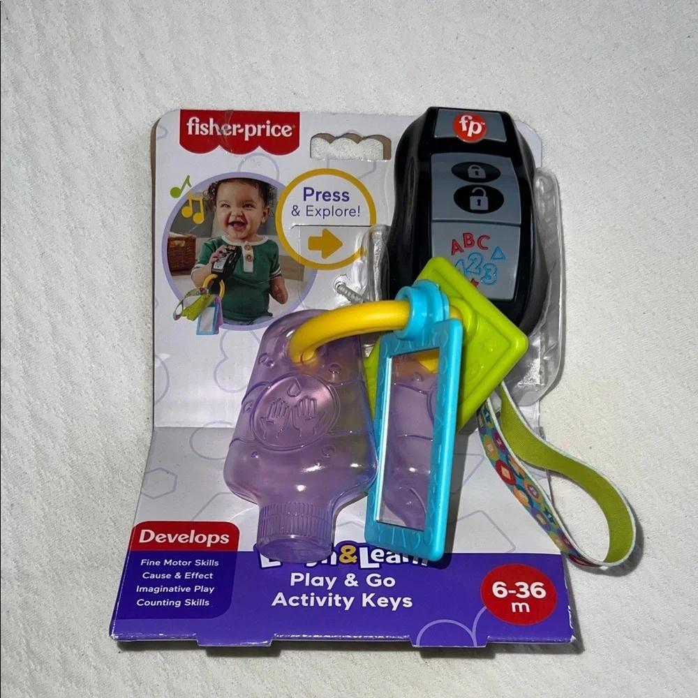 Fisher-Price Colorful Play & Go Keys